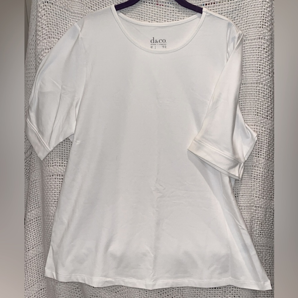 Denim & Co short sleeve top